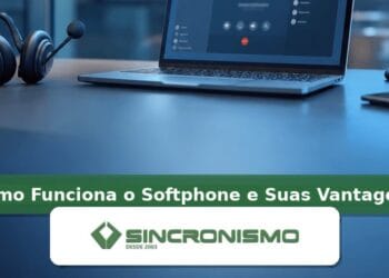 Imagem de destaque sobre Como Funciona o Softphone e Suas Vantagens com marca da Sincronismo