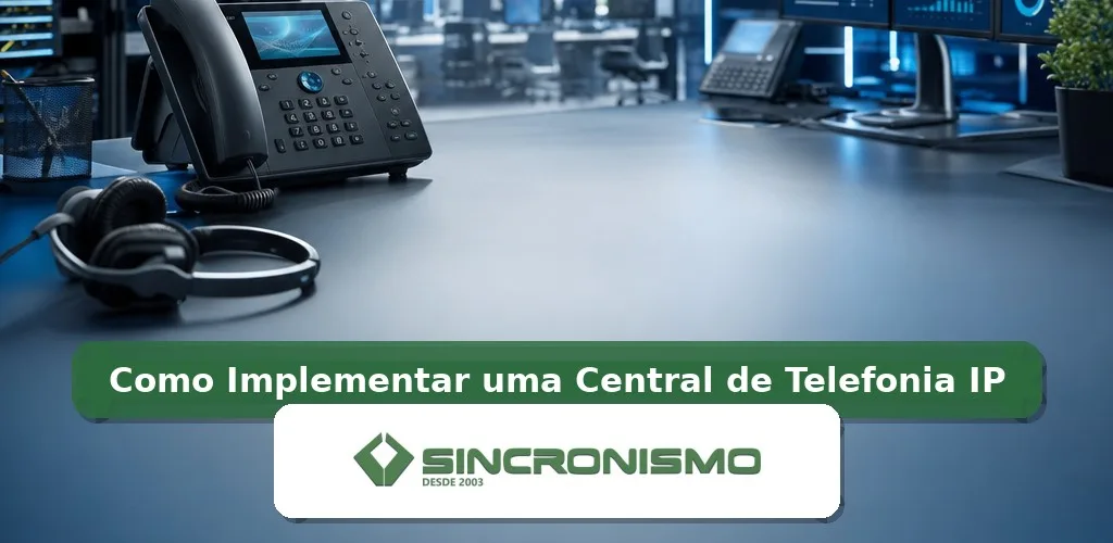 Imagem de destaque sobre Como Implementar uma Central de Telefonia IP com marca da Sincronismo