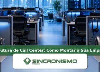 Imagem de destaque sobre Estrutura de Call Center: Como Montar a Sua Empresa com marca da Sincronismo