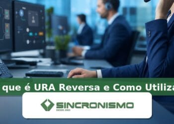 Imagem de destaque sobre O que é URA Reversa e Como Utilizar com marca da Sincronismo
