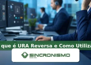 Imagem de destaque sobre O que é URA Reversa e Como Utilizar com marca da Sincronismo