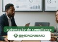 Imagem de destaque sobre automação de compliance com marca da Sincronismo