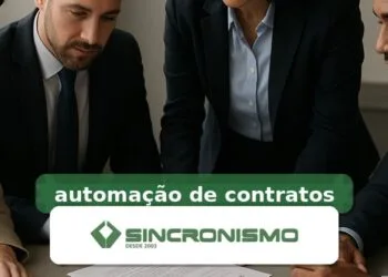 Imagem de destaque sobre automação de contratos com marca da Sincronismo
