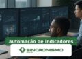Imagem de destaque sobre automação de indicadores com marca da Sincronismo