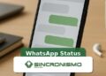 Imagem de destaque sobre WhatsApp Status com marca da Sincronismo
