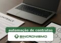 Imagem de destaque sobre automação de contratos com marca da Sincronismo