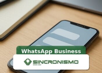 Imagem de destaque sobre WhatsApp Business com marca da Sincronismo