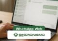 Imagem de destaque sobre WhatsApp Web com marca da Sincronismo