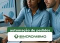 Imagem de destaque sobre automação de pedidos com marca da Sincronismo
