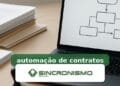 Imagem de destaque sobre automação de contratos com marca da Sincronismo