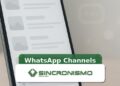 Imagem de destaque sobre WhatsApp Channels com marca da Sincronismo